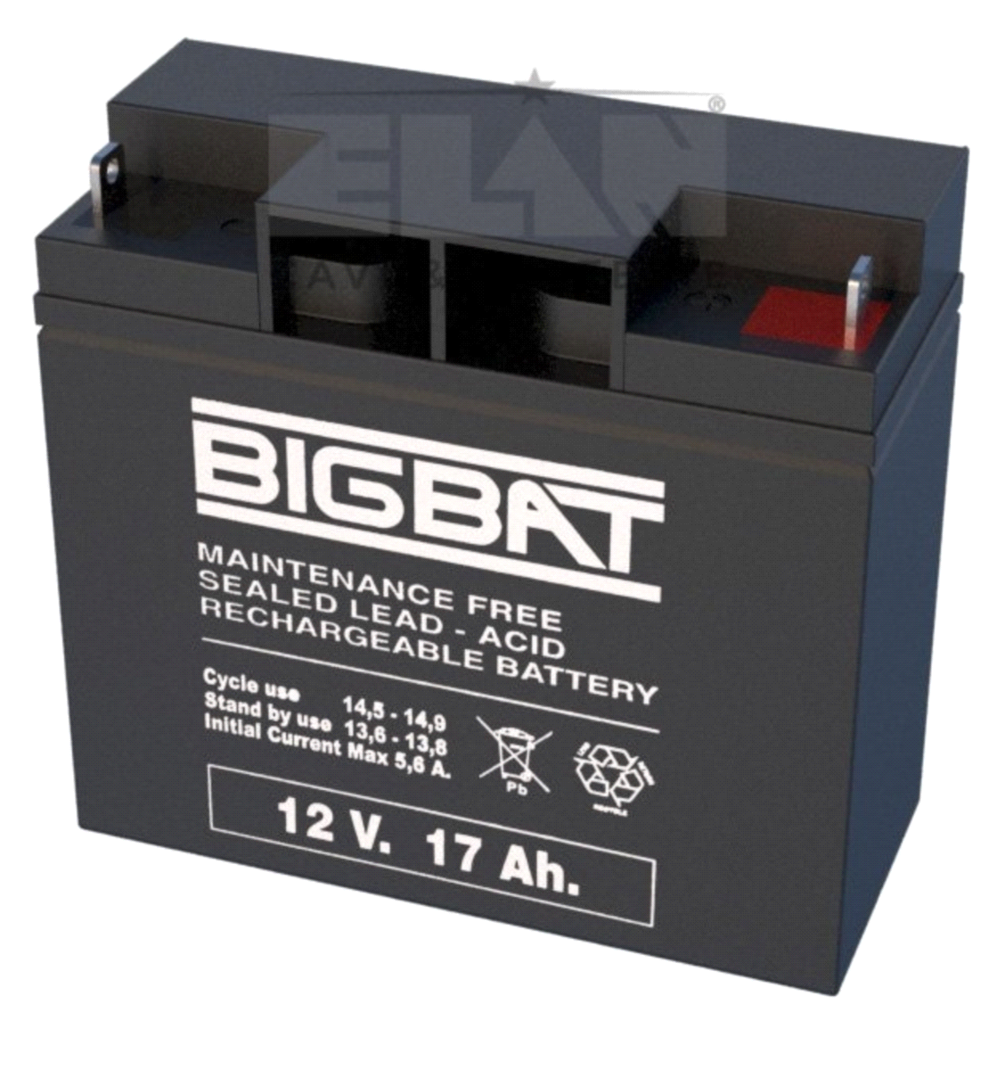 BATTERIA AL PIOMBO 12V 17Ah