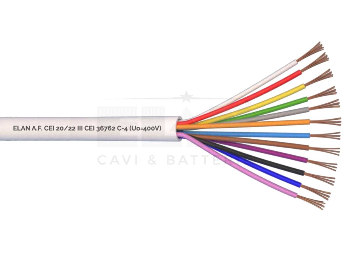 CAVO ALLARME NON SCHERMATO 12X0,22 100 mt