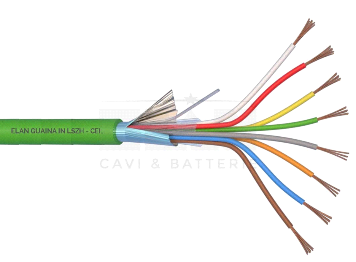 CAVO ALLARME SCHERMATO 8X0,22 LSZH 100 MT