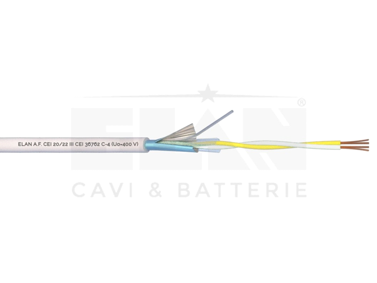CAVO TWISTATO SCHERMATO 2X0,22 BUS/RS485 100 mt