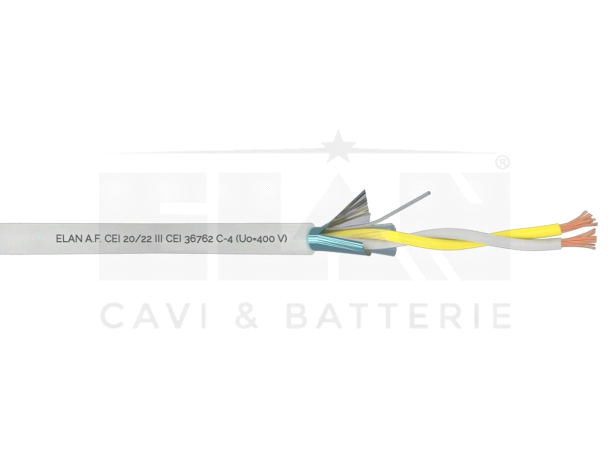 CAVO TWISTATO SCHERMATO 2X1,00 BUS/RS485 100 mt