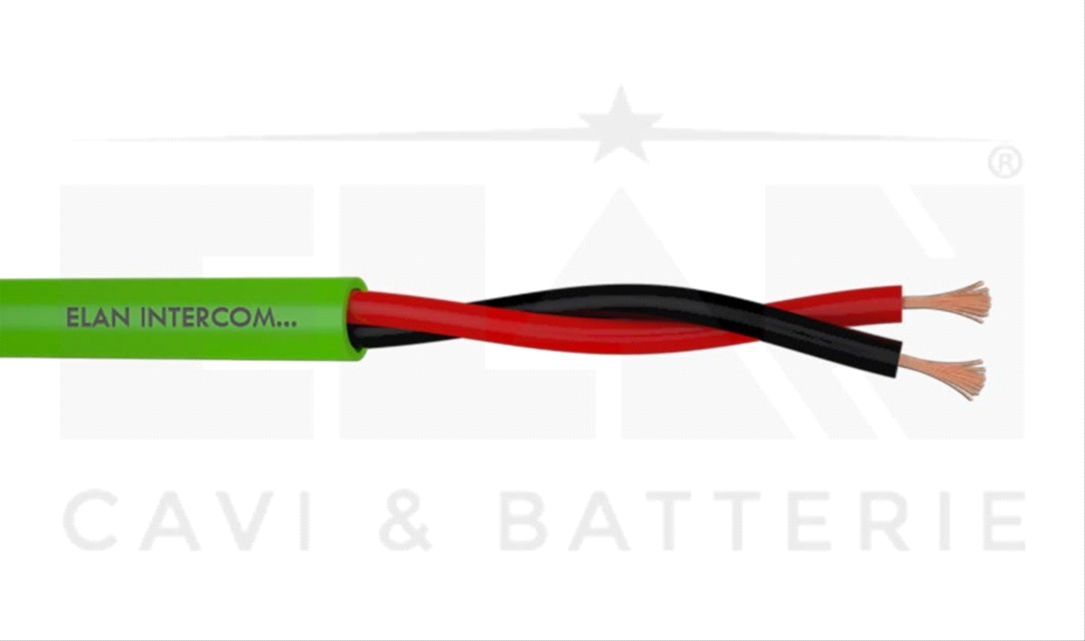 CAVO VIDEO-CITOFONICO 2X1.0 TW LSZH 100 MT