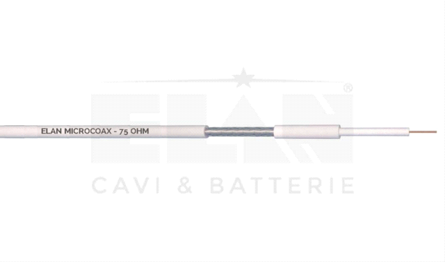 CAVO COASSIALE MICROCOAX (MCX) 75 OHM Ø 2,8