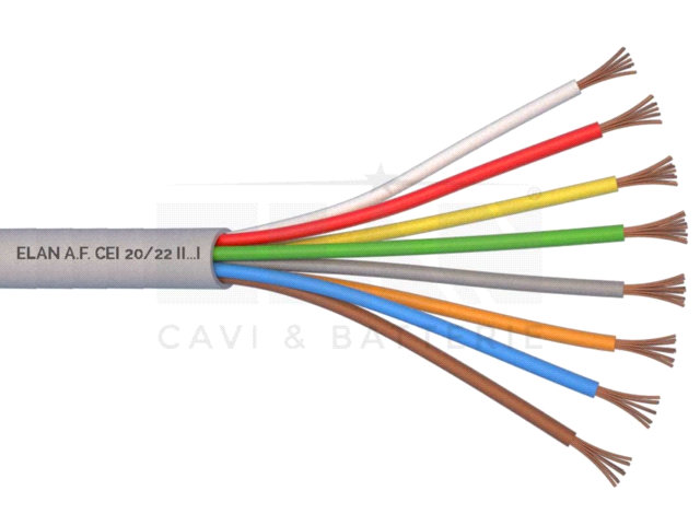 CAVO SEGNALE CITOFONO FROR 8X0,50 NON SCHERMATO 100 mt