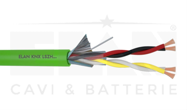 CAVO SEGNALE TWISTATO KONNEX 2X0,75+2X0,75 LSZH 100 MT